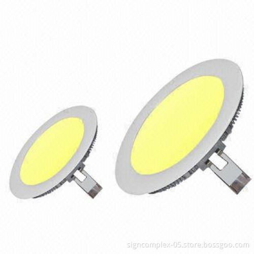 12W Round LED Panel Lights, CE Standards and RoHS Directive-compliant, High-intensity